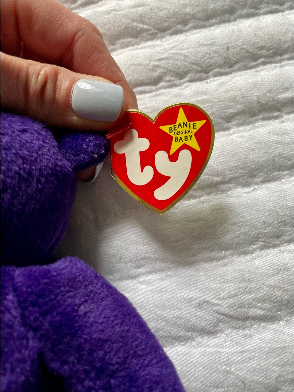 Vintage 1997 Beanie Babies Princess Bear - Picture 7 of 8